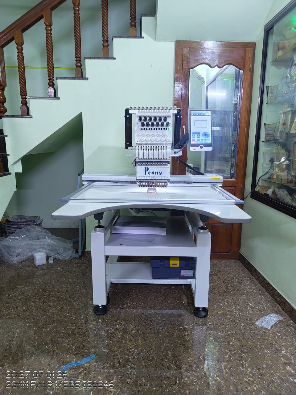 PEONY 2048 Embroidery machine with 20 inches × 48 inches Frame area